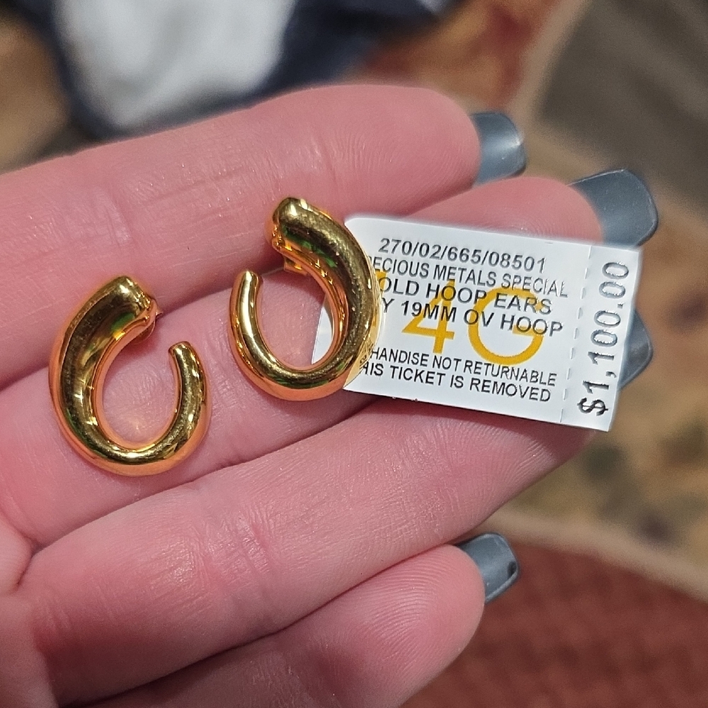 Gold Hoop Earrings